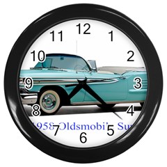 1958 Oldsmobile Super 88 J2 2a Wall Clocks (black) by Jeannel1