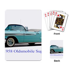 1958 Oldsmobile Super 88 J2 2a Playing Card by Jeannel1