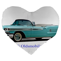 1958 Oldsmobile Super 88 J2 2a Large 19  Premium Heart Shape Cushions