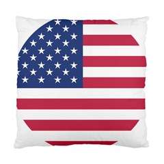 American Flag Standard Cushion Case (one Side) by Nexatart
