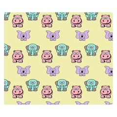 Animals Pastel Children Colorful Double Sided Flano Blanket (small)  by Nexatart