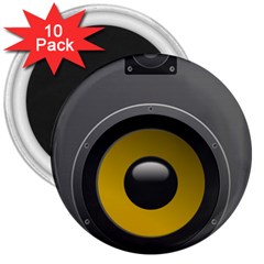 Audio Loadspeaker Activ 3  Magnets (10 Pack) 