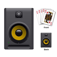 Audio Loadspeaker Activ Playing Card by Nexatart