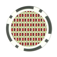 Christmas Pattern Poker Chip Card Guard