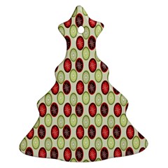 Christmas Pattern Christmas Tree Ornament (Two Sides)