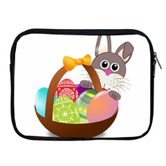 Easter Bunny Eggs Nest Basket Apple Ipad 2/3/4 Zipper Cases by Nexatart