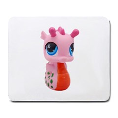 Dragon Toy Pink Plaything Creature Large Mousepads by Nexatart