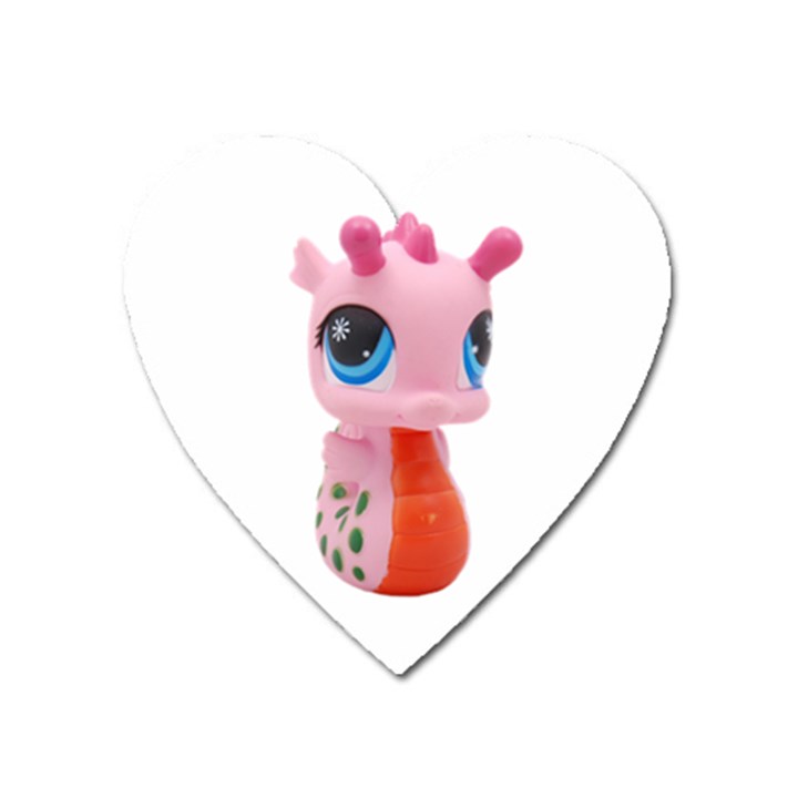 Dragon Toy Pink Plaything Creature Heart Magnet