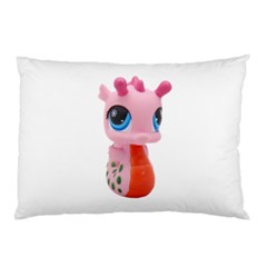 Dragon Toy Pink Plaything Creature Pillow Case by Nexatart