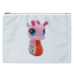 Dragon Toy Pink Plaything Creature Cosmetic Bag (xxl)  by Nexatart