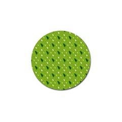 Green Christmas Tree Background Golf Ball Marker (4 Pack) by Nexatart