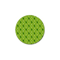 Green Christmas Tree Background Golf Ball Marker (10 Pack) by Nexatart