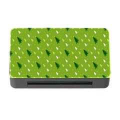 Green Christmas Tree Background Memory Card Reader With Cf by Nexatart