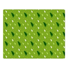 Green Christmas Tree Background Double Sided Flano Blanket (large)  by Nexatart