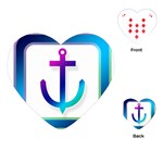 Icon Anchor Containing Fixing Playing Cards (Heart)  Front