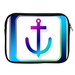 Icon Anchor Containing Fixing Apple Ipad 2/3/4 Zipper Cases by Nexatart