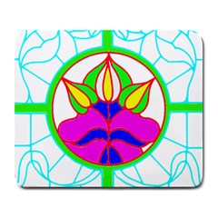 Pattern Template Stained Glass Large Mousepads