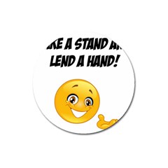 Take A Stand! Magnet 3  (round) by athenastemple