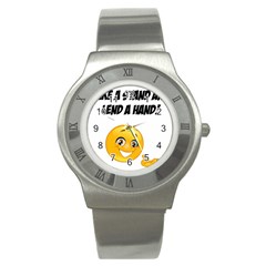 Take A Stand! Stainless Steel Watch