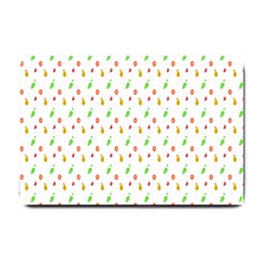 Fruit Pattern Vector Background Small Doormat  by Nexatart