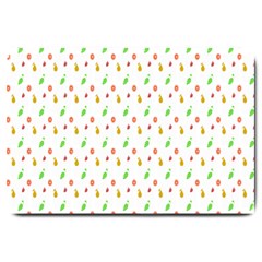 Fruit Pattern Vector Background Large Doormat  by Nexatart