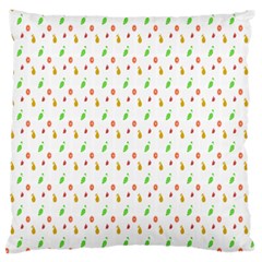 Fruit Pattern Vector Background Standard Flano Cushion Case (two Sides) by Nexatart