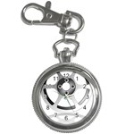 Car Wheel Chrome Rim Key Chain Watches Front