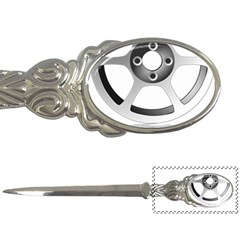 Car Wheel Chrome Rim Letter Openers by Nexatart