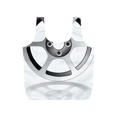 Car Wheel Chrome Rim Full Print Recycle Bags (s) 