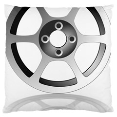 Car Wheel Chrome Rim Standard Flano Cushion Case (two Sides) by Nexatart