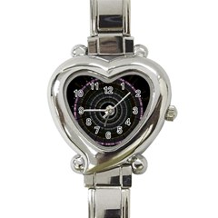 Circos Comp Inv Heart Italian Charm Watch by Nexatart