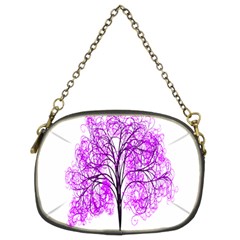 Purple Tree Chain Purses (two Sides) 