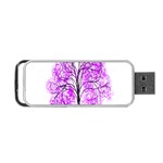 Purple Tree Portable USB Flash (Two Sides) Back