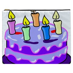 Cake Happy Birthday Cosmetic Bag (xxxl) 