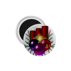 Candles Christmas Tree Decorations 1 75  Magnets by Nexatart