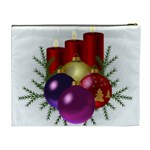 Candles Christmas Tree Decorations Cosmetic Bag (XL) Back