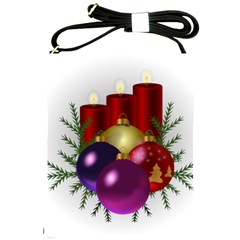 Candles Christmas Tree Decorations Shoulder Sling Bags by Nexatart