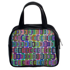 Psychedelic 70 S 1970 S Abstract Classic Handbags (2 Sides) by Nexatart