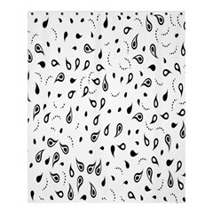 Paisley Floral Flourish Decorative Shower Curtain 60  X 72  (medium)  by Nexatart