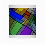 Abstract Background Pattern White Mugs Center