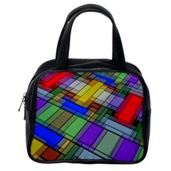 Abstract Background Pattern Classic Handbags (one Side) by Nexatart