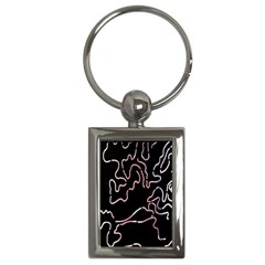 Abstract Glare Visual Art Key Chains (rectangle)  by Nexatart