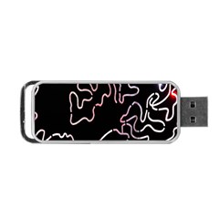 Abstract Glare Visual Art Portable Usb Flash (one Side) by Nexatart