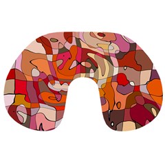 Abstract Abstraction Pattern Modern Travel Neck Pillows by Nexatart