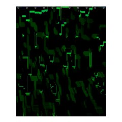 Abstract Art Background Green Shower Curtain 60  X 72  (medium)  by Nexatart