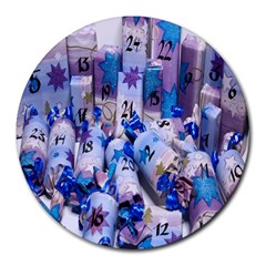 Advent Calendar Gifts Round Mousepads by Nexatart