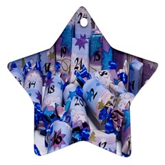 Advent Calendar Gifts Ornament (star) by Nexatart