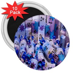Advent Calendar Gifts 3  Magnets (10 Pack)  by Nexatart