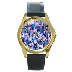 Advent Calendar Gifts Round Gold Metal Watch by Nexatart