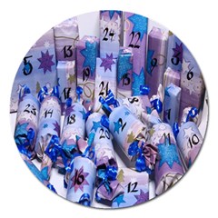 Advent Calendar Gifts Magnet 5  (round) by Nexatart